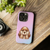 Cocker Spaniel Sad Face Tough iPhone Case. Dog Lover Phone Case. Compatible with many of iPhone Models. Please See our iPhone model selection list.