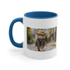 Dressed up Cat coffee mug.
