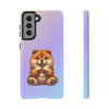 Chow Chow Giving Heart Tough Phone Case For Samsung. Samsung Case. Dog Lover Phone Case. Compatible with many of Samsung Models. Please See our Samsung model selection list.
