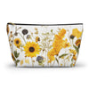 Dried wildflowers Cosmetic Bag, Accessory Pouch.