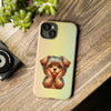 Yorkshire Terrier Sad Face Tough iPhone Case. Dog Lover Phone Case. Compatible with many of iPhone Models. Please See our iPhone model selection list.