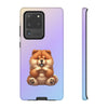 Chow Chow Giving Heart Tough Phone Case For Samsung. Samsung Case. Dog Lover Phone Case. Compatible with many of Samsung Models. Please See our Samsung model selection list.