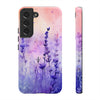 Romantic Lavender Flowers Tough Phone Case For Samsung. Samsung Case. Compatible with many of Samsung Models. Please See our Samsung model selection list.