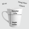 Plumeria Latte Mug, floral latte mug, Cappuccino Mug.