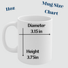 Pressed Bird of Paradise flower white Ceramic Mug 11oz.