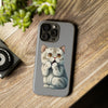 Cute Surprise Cat Tough iPhone Case, gift for Cat lover.Compatible with many of iPhone Models. Please See our iPhone model selection list.