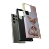 Oriental Shorthair Cat Giving Heart Tough Phone Case For Samsung. Samsung Case. Compatible with many of Samsung Models. Please See our Samsung model selection list.