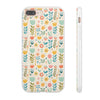Cute Spring Flower Pattern Flexi iPhone Cases. Soft iPhone case. Compatible with many of iPhone Models. Please See our iPhone model selection list.