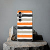 Stripe Pattern Flexi Samsung phone Case. Soft phone Case. Compatible with many of Samsung Models. Please See our Samsung model selection list.