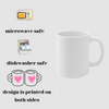Lily white Ceramic Mug 11oz.