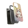 Ragdoll Cat Giving Heart Tough iPhone Case. Cat Lover Phone Case. Compatible with many of iPhone Models. Please See our iPhone model selection list.