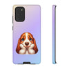 Basset Hound Sad Face Tough Phone Case For Samsung. Samsung Case. Dog Lover Phone Case. Compatible with many of Samsung Models. Please See our Samsung model selection list.