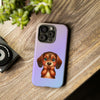 Dachshund Sad Face Tough iPhone Case. Dog Lover Phone Case. Compatible with many of iPhone Models. Please See our iPhone model selection list.
