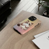 Ragdoll Cat Giving Heart Tough iPhone Case. Cat Lover Phone Case. Compatible with many of iPhone Models. Please See our iPhone model selection list.