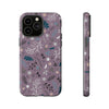 Dragonfly and Floral Patterns Tough iPhone Case, Compatible with many of iPhone Models. Please See our iPhone model selection list.