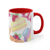 Dessert Mug, Cake Mug, Coffee Mug, Tea Mug.