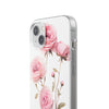 Pressed Pink Roses Flexi iPhone Cases. Soft iPhone case. Compatible with many of iPhone Models. Please See our iPhone model selection list.