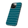 Wave Line Pattern Tough iPhone Case, Compatible with many of iPhone Models. Please See our iPhone model selection list.