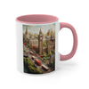 Miniature, The Elizabeth Tower in London, England. coffee mug, Tea mug.