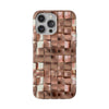 Luxury Rose Gold Blocks Flexi iPhone Cases. Soft iPhone case. Compatible with many of iPhone Models. Please See our iPhone model selection list.