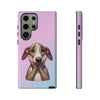 Greyhound Sad Face Tough Phone Case For Samsung. Samsung Case. Dog Lover Phone Case. Compatible with many of Samsung Models. Please See our Samsung model selection list.