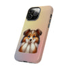 Shetland Sheepdog, Sheltie Sad Face Tough iPhone Case. Dog Lover Phone Case. Compatible with many of iPhone Models. Please See our iPhone model selection list.