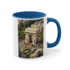 Miniature, Arc de Triomphe in Paris, France . coffee mug, Tea mug.