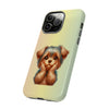 Yorkshire Terrier Sad Face Tough iPhone Case. Dog Lover Phone Case. Compatible with many of iPhone Models. Please See our iPhone model selection list.