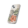 Floral Pattern Flexi iPhone Cases. Soft iPhone case. Compatible with many of iPhone Models. Please See our iPhone model selection list.
