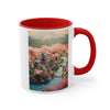 Miniature, Mount Fuji in Japan. coffee mug, Tea mug.