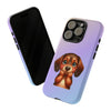 Dachshund Sad Face Tough iPhone Case. Dog Lover Phone Case. Compatible with many of iPhone Models. Please See our iPhone model selection list.