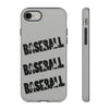 Baseball Tough iPhone Case. Compatible with many of iPhone Models. Please See our iPhone model selection list.