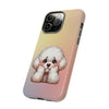 Bichon Frise Sad Face Tough iPhone Case. Dog Lover Phone Case. Compatible with many of iPhone Models. Please See our iPhone model selection list.
