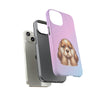 Cocker Spaniel Sad Face Tough iPhone Case. Dog Lover Phone Case. Compatible with many of iPhone Models. Please See our iPhone model selection list.