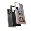 Balinese Cat Giving Heart Tough Phone Case For Samsung. Samsung Case. Compatible with many of Samsung Models. Please See our Samsung model selection list.