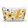 Dried wildflowers Cosmetic Bag, Accessory Pouch.