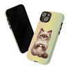 Balinese Cat Giving Heart Tough iPhone Case. Cat Lover Phone Case. Compatible with many of iPhone Models. Please See our iPhone model selection list.
