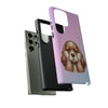 Cocker Spaniel Sad Face Tough Phone Case For Samsung. Samsung Case. Dog Lover Phone Case. Compatible with many of Samsung Models. Please See our Samsung model selection list.