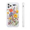 3D Looking Pressed Wildflowers Flexi iPhone Cases. Soft iPhone case.Compatible with many of iPhone Models. Please See our iPhone model selection list.