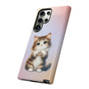 Norwegian Forest Cat Giving Heart Tough Phone Case For Samsung. Samsung Case. Compatible with many of Samsung Models. Please See our Samsung model selection list.
