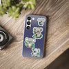 Cute Koala Stickers Flexi Samsung phone Case. Soft phone Case. Compatible with many of Samsung Models. Please See our Samsung model selection list.