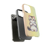 Exotic Shorthair Cat Giving Heart Tough iPhone Case. Cat Lover Phone Case. Compatible with many of iPhone Models. Please See our iPhone model selection list.