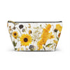 Dried wildflowers Cosmetic Bag, Accessory Pouch.
