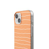 Wave Line Pattern Flexi iPhone Cases. Soft iPhone case. Compatible with many of iPhone Models. Please See our iPhone model selection list.