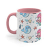 Mermaid and Dolphins Mug for girls.