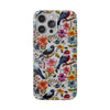 Floral and Bird Embroidery Flexi iPhone Cases. Soft iPhone case. Compatible with many of iPhone Models. Please See our iPhone model selection list.