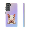 Bull Terrier Sad Face Tough Phone Case For Samsung. Samsung Case. Dog Lover Phone Case. Compatible with many of Samsung Models. Please See our Samsung model selection list.