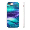 Purple Wave Flexi iPhone Cases. Soft iPhone case. Compatible with many of iPhone Models. Please See our iPhone model selection list.