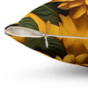 3D Sunflower Throw Pillow.