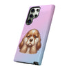 Cocker Spaniel Sad Face Tough Phone Case For Samsung. Samsung Case. Dog Lover Phone Case. Compatible with many of Samsung Models. Please See our Samsung model selection list.